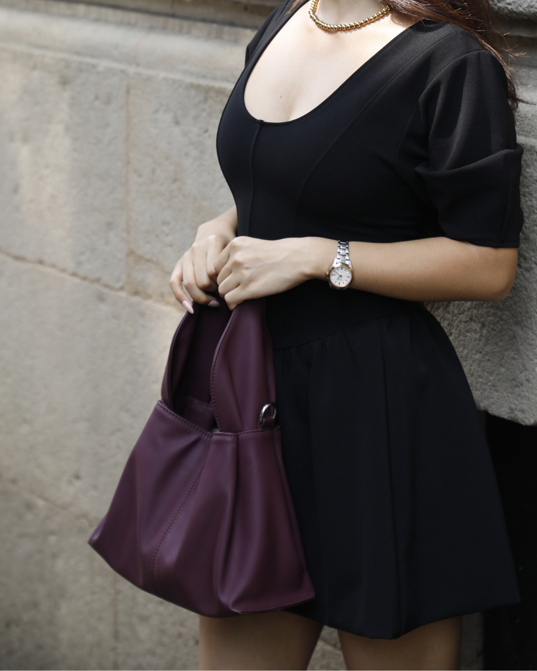 The Dumpling - Burgundy