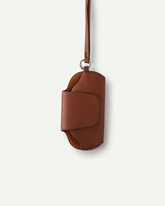 Sunglass Holder - Tan
