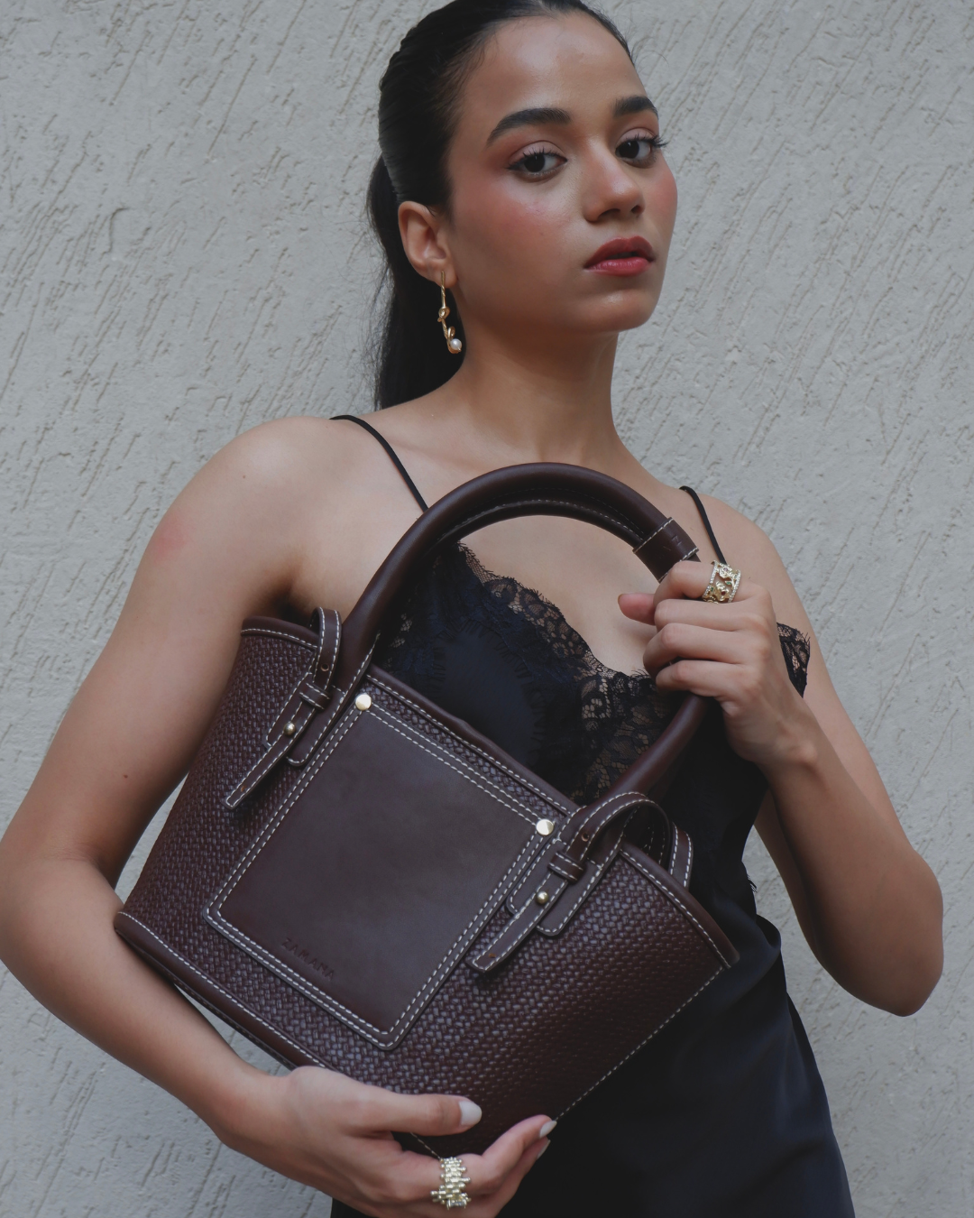 The Tori - Weaved Brown