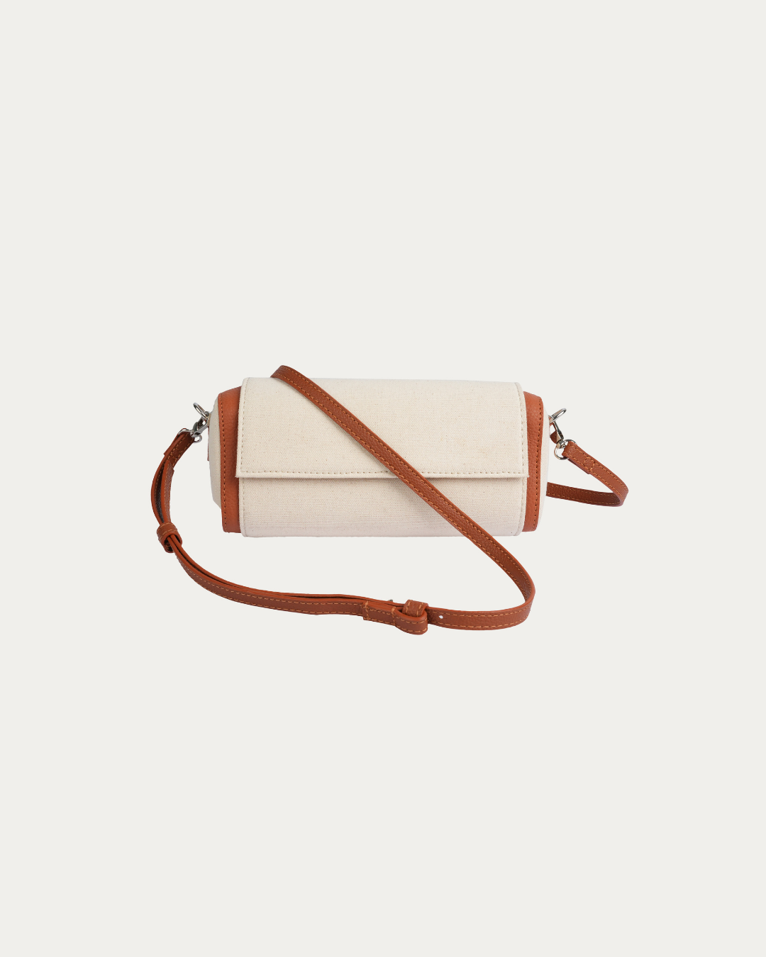 Canvas Clutch Bag Cream Color Bag