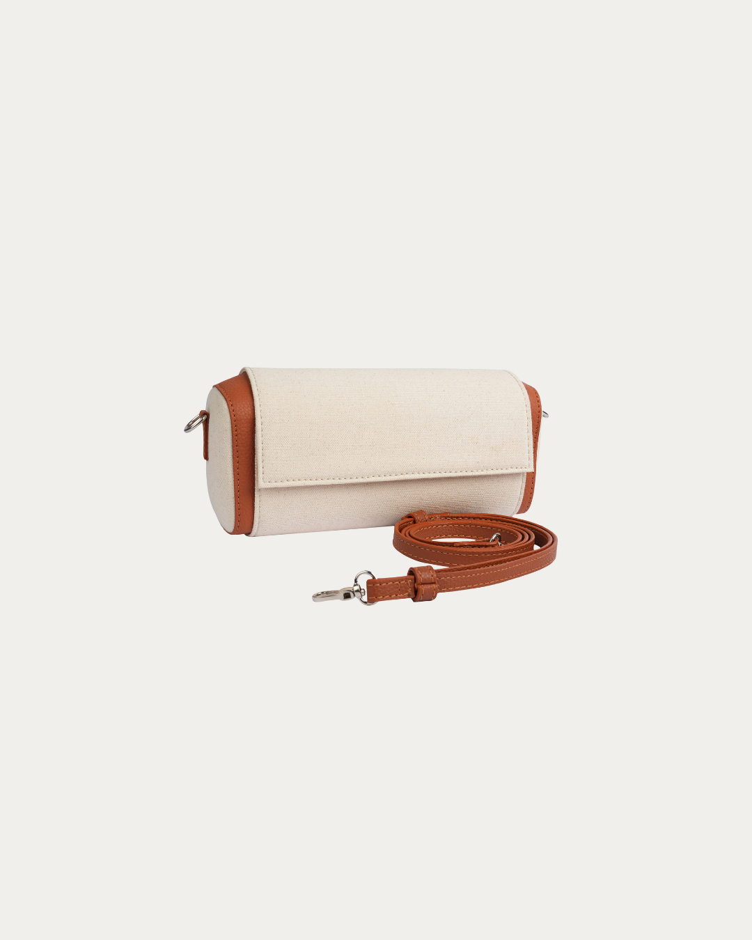 Canvas Clutch Bag Cream