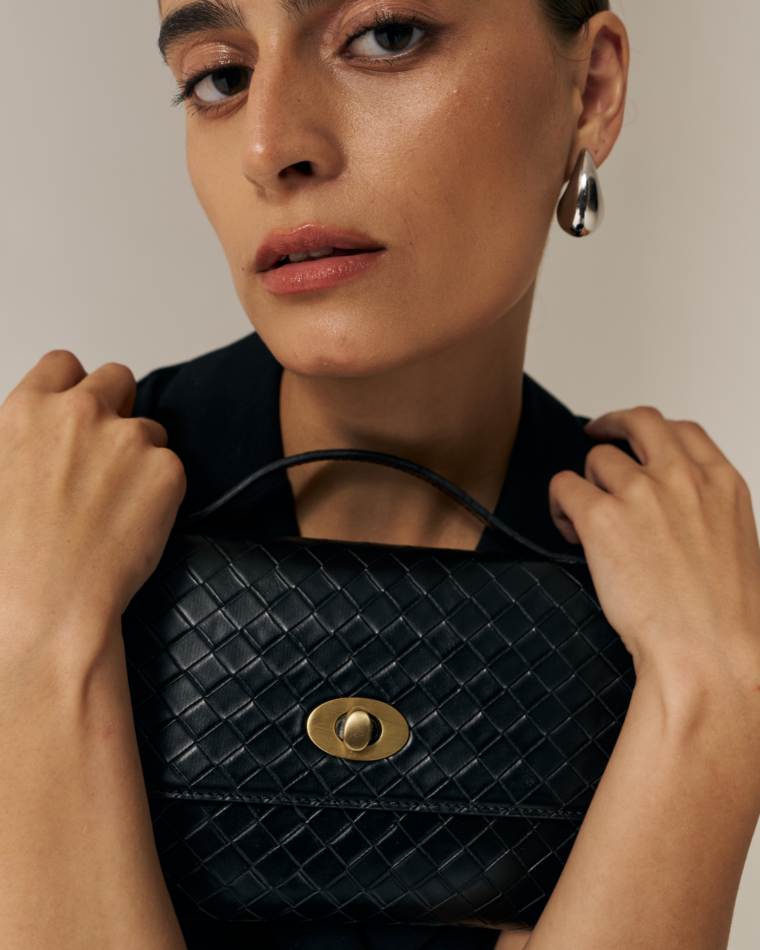 Clutch Bag The Criss Black Color