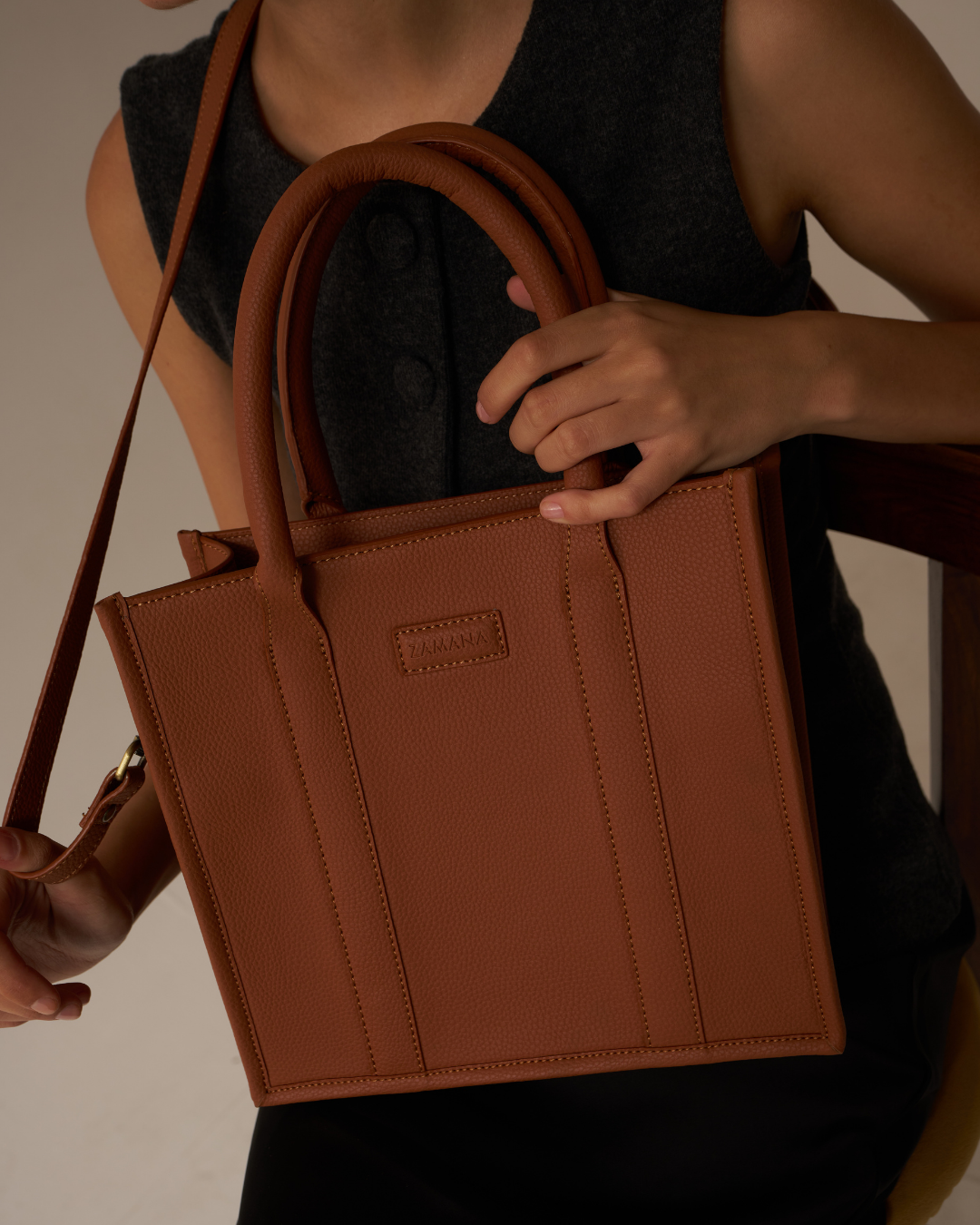 Daily Mini Tan Color Zamana Bag