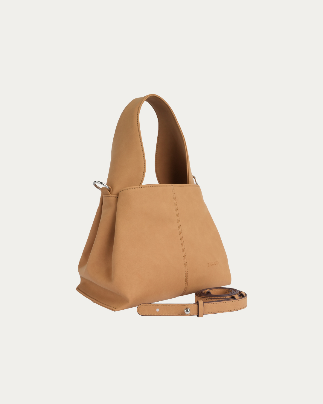 Dumpling Camel Shoulder Bag