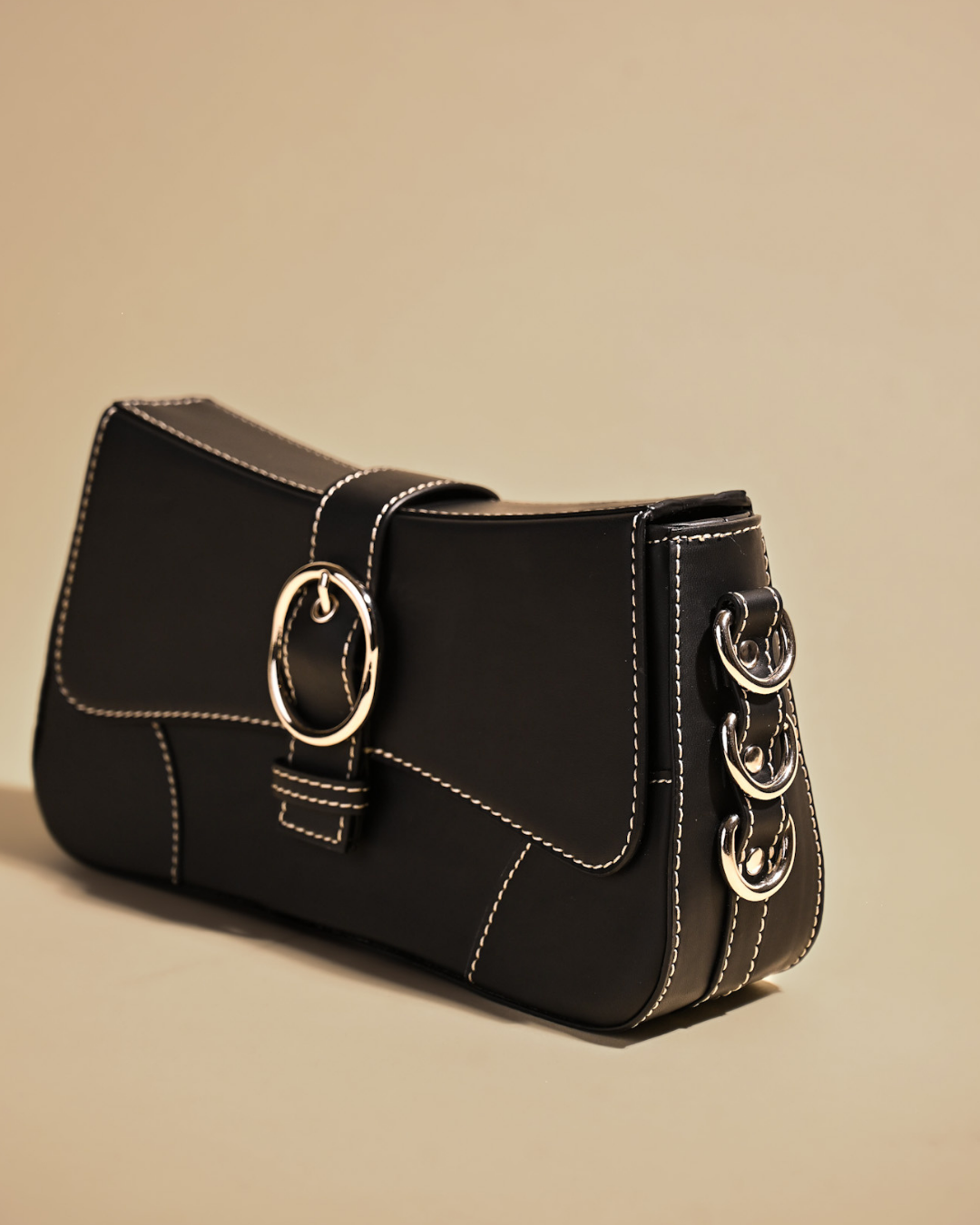 Kesha Black Zamana Shoulder Bag