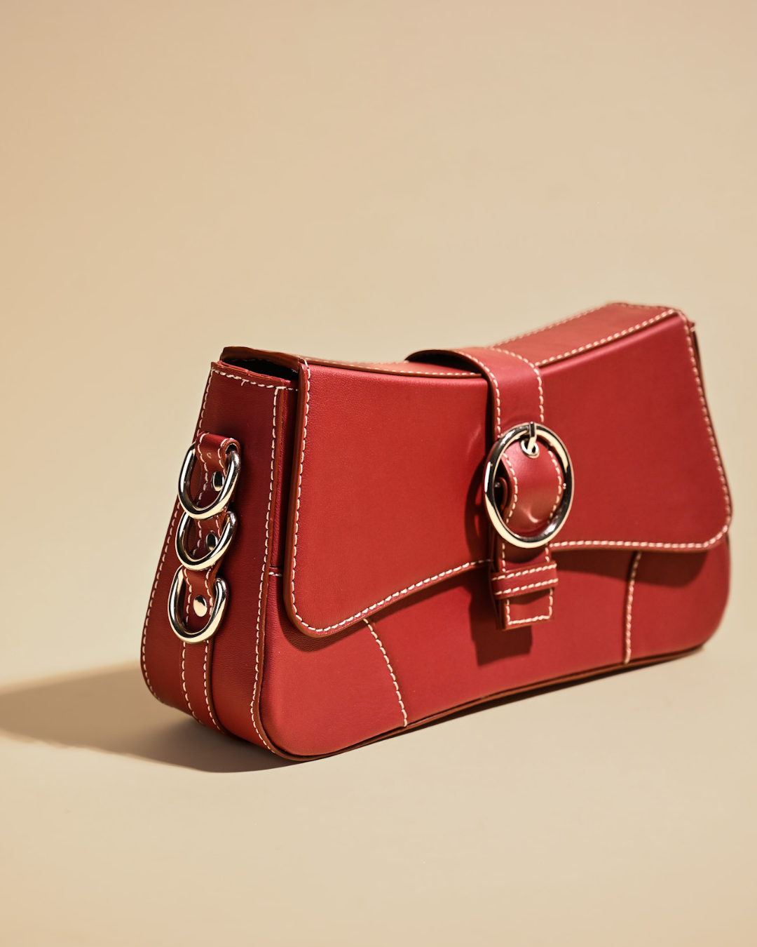 Kesha Shoulder Bag In Red Color