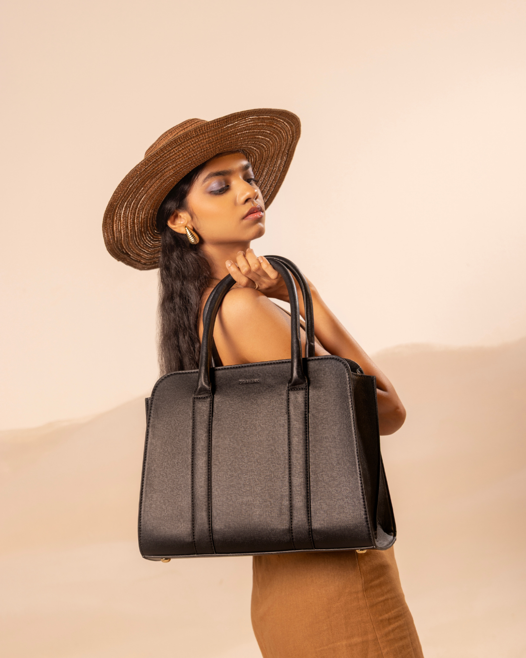 Mimi Tote Bag Black Color