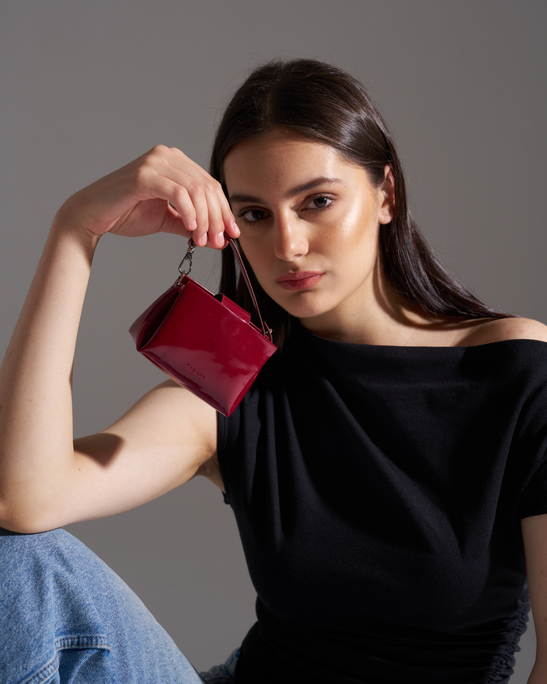 Mini Cherry Color Shoulder Bag