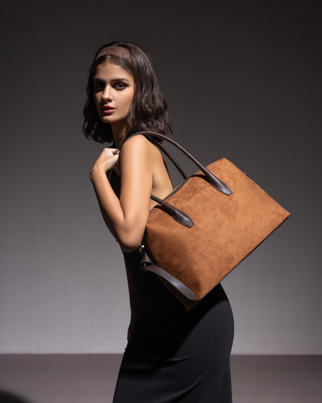 Mini Duffle Caramel Color Bag