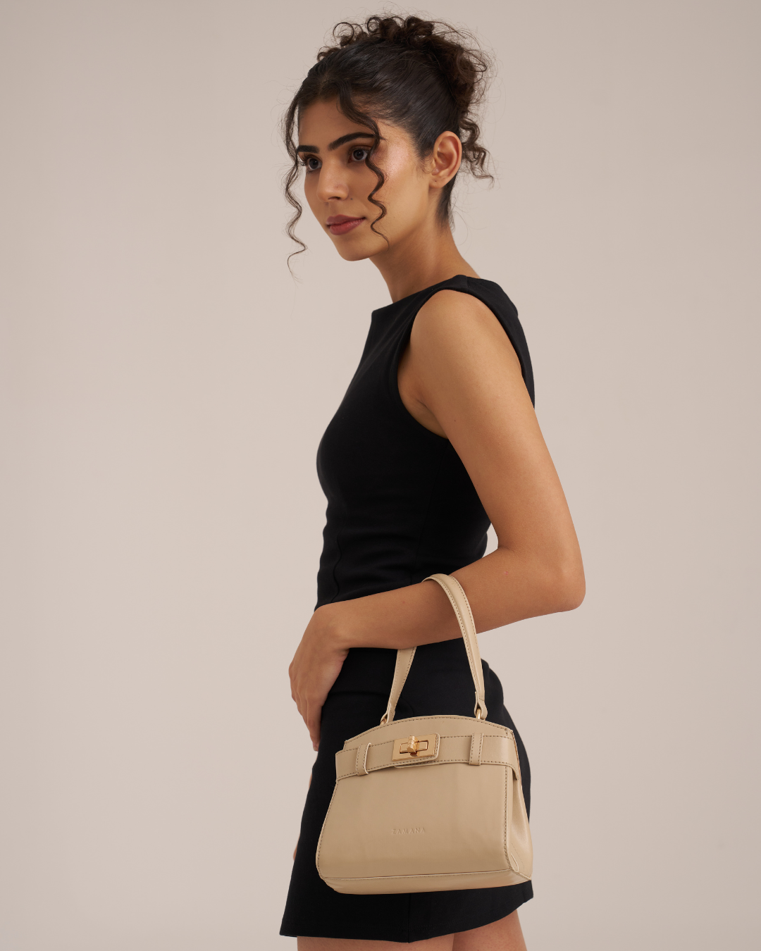 Monroe Cream Shoulder Bag
