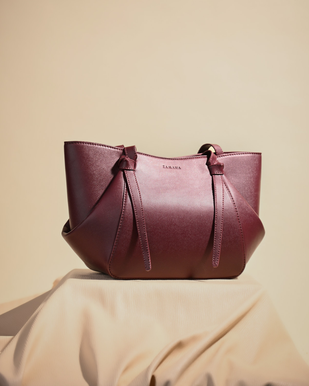 Roselle Burgundy Color Bag