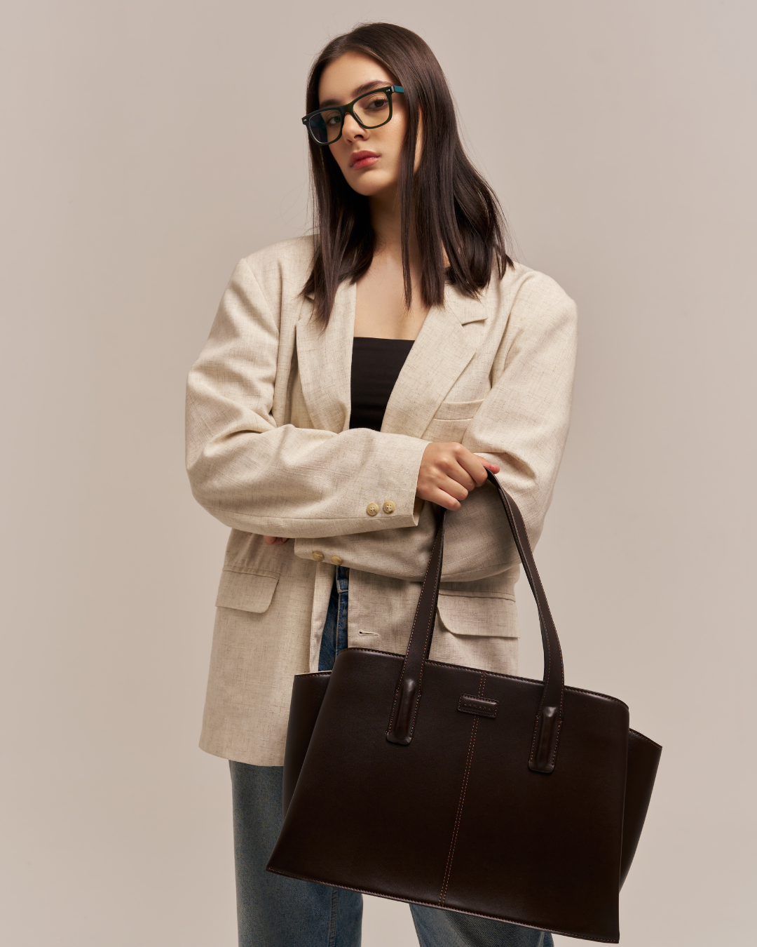 She Means Business Dark Brown