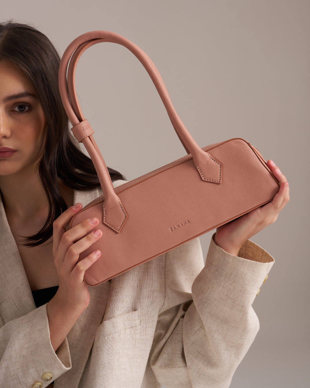 The Baguette Pink Color Shoulder Bag