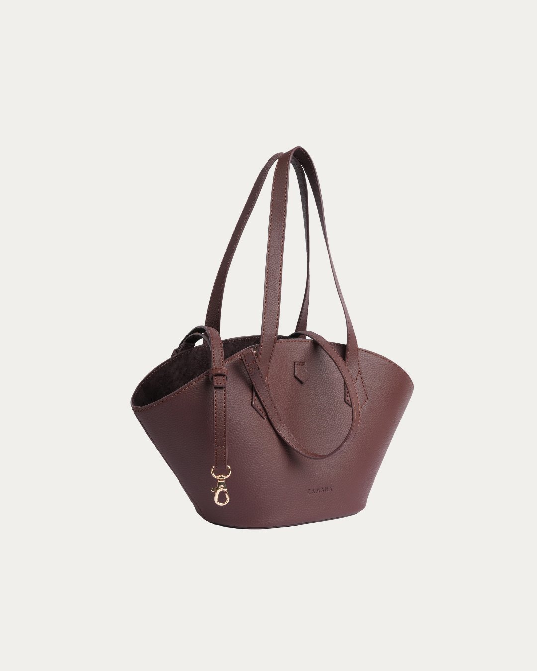 The Bucket Dark Brown Top Handle