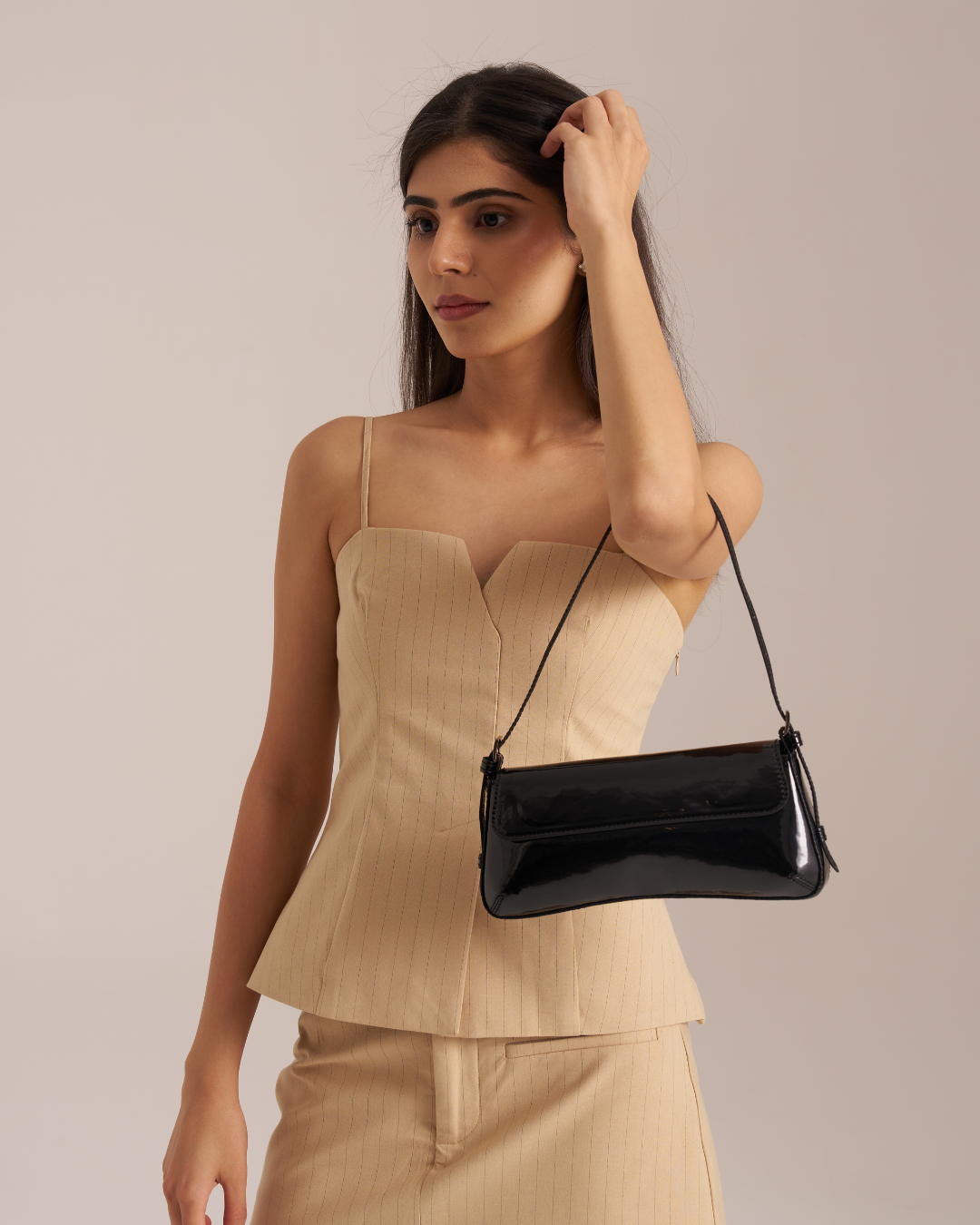 The Cherry Black Color Bag
