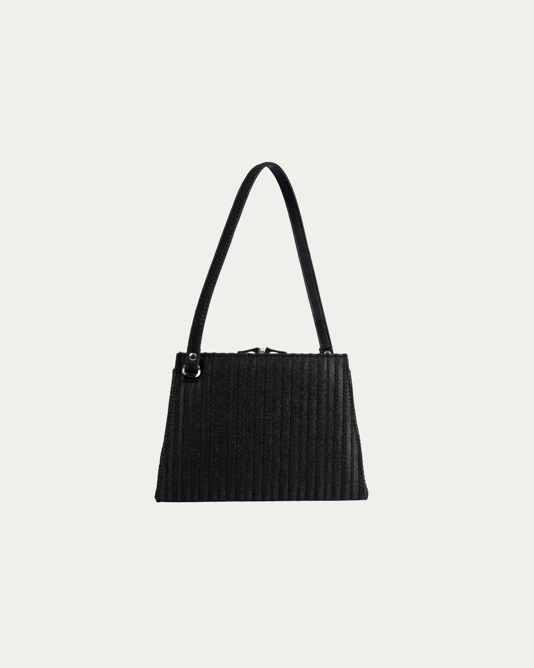 The Clutch Shiny Black Bag