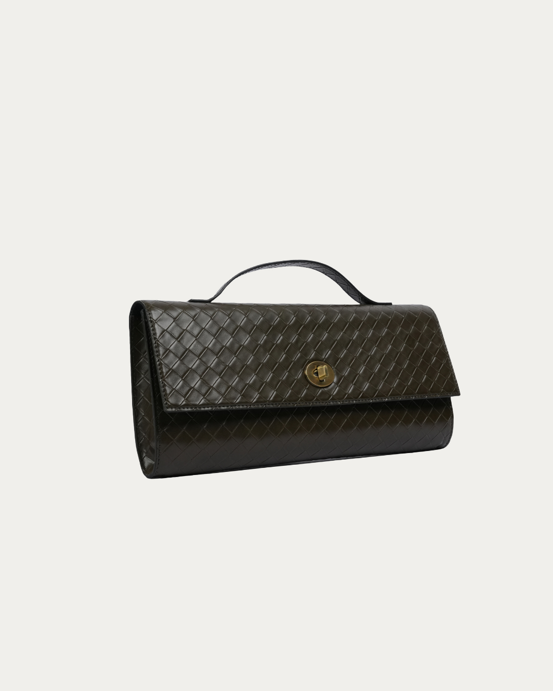 The Criss Olive Green Color Clutch Bag