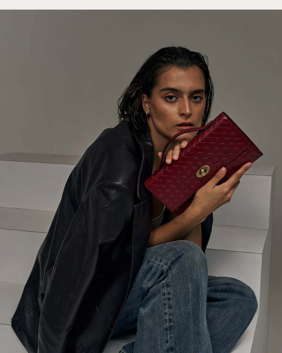 The Criss Red Clutch Bag