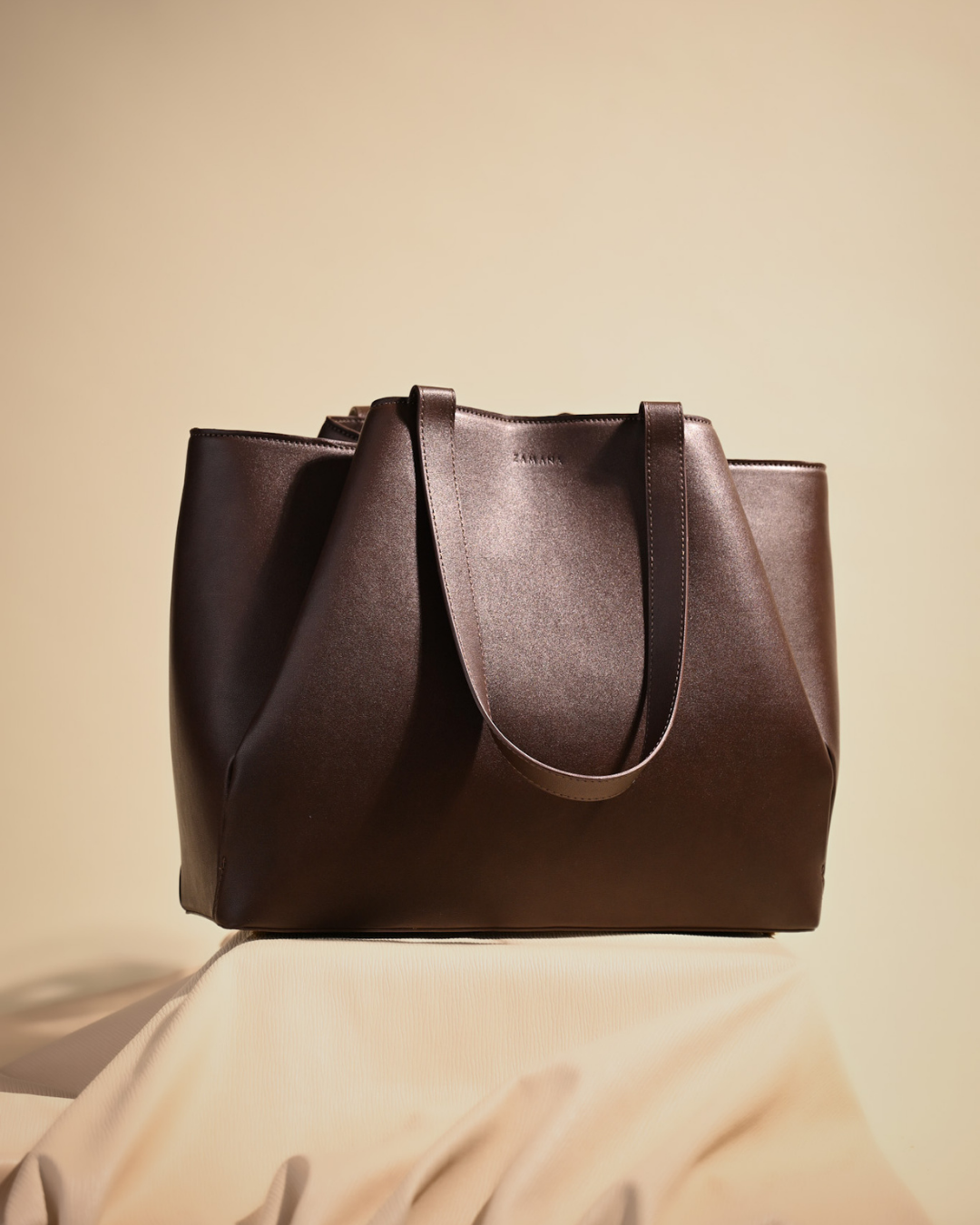 The Mashka Coffee Bean Color Tote Bag