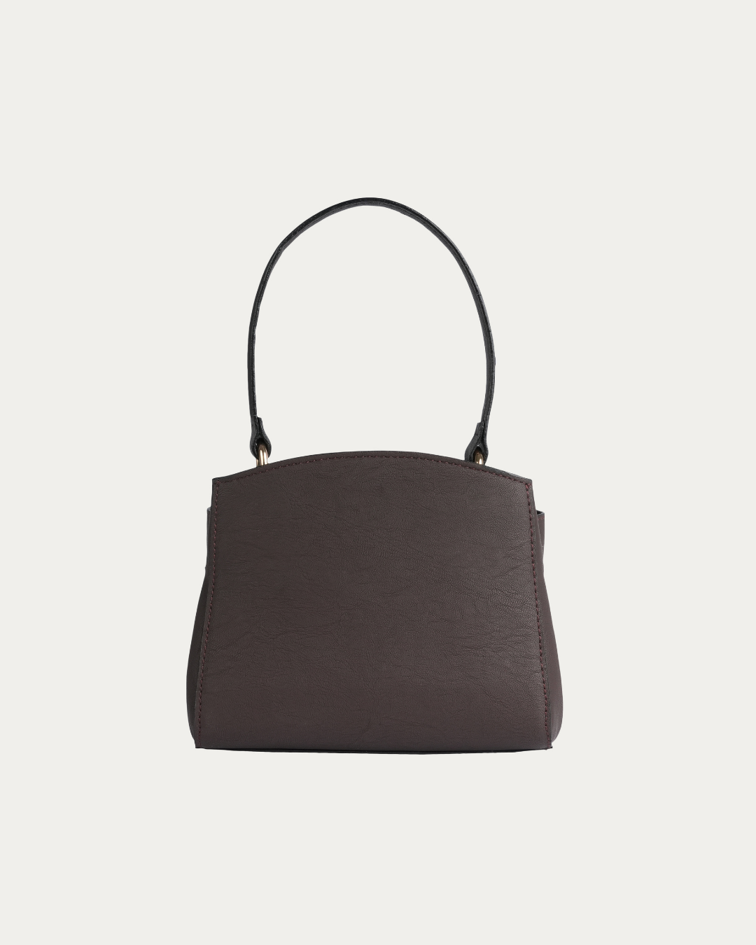 The Monroe With Mocha Plum Color Top Handle Bag