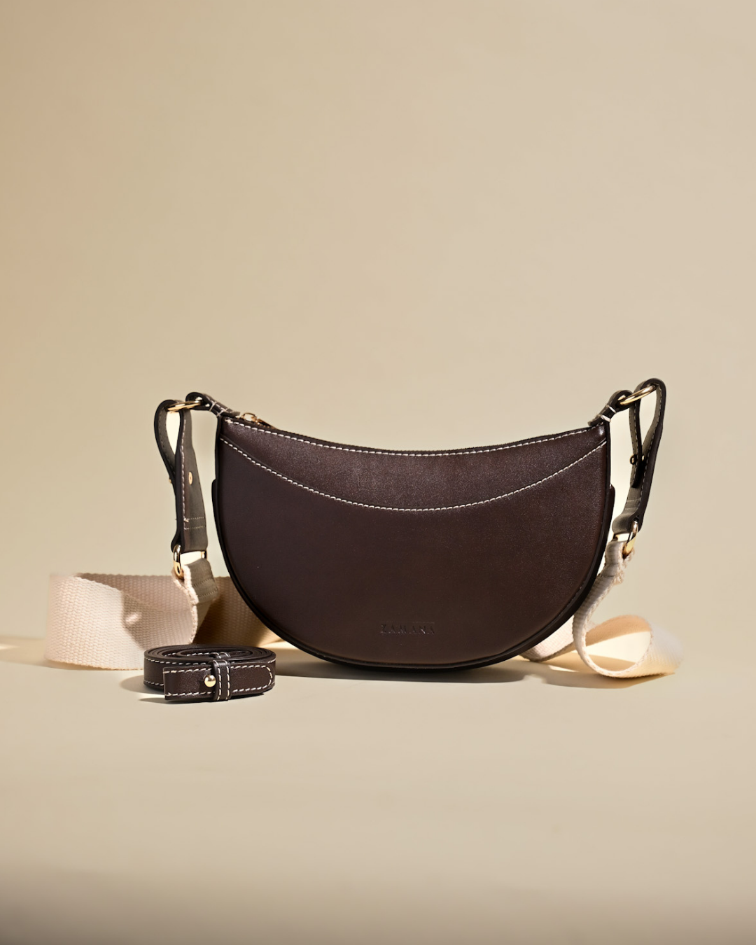The Olli Coffee Bean Color Top Handle Bag