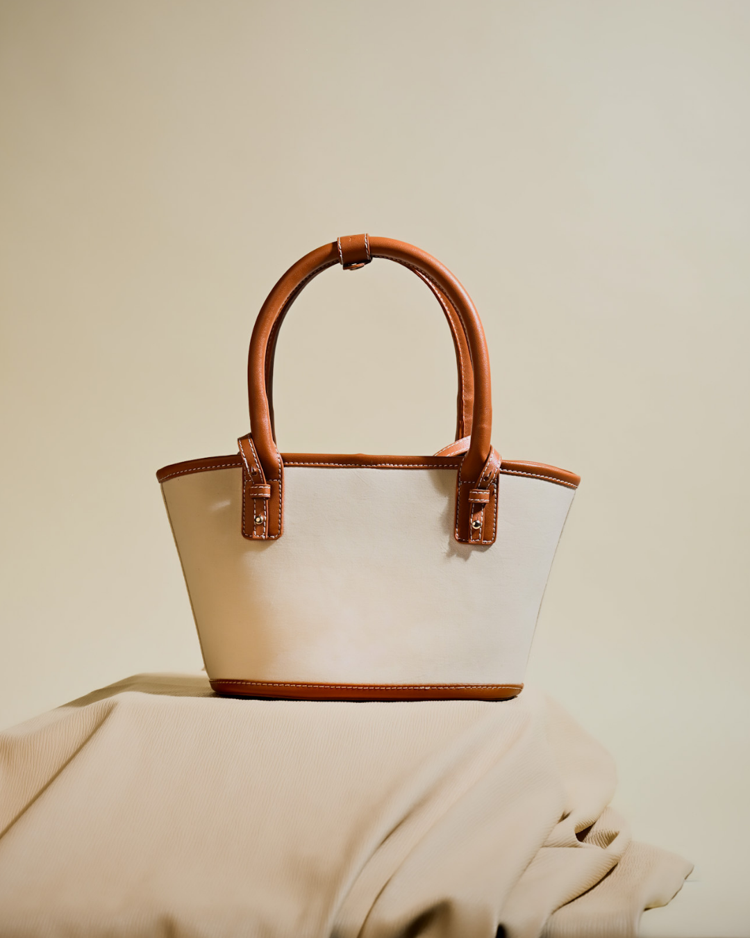 The Tori Canvas Tan Color Bag