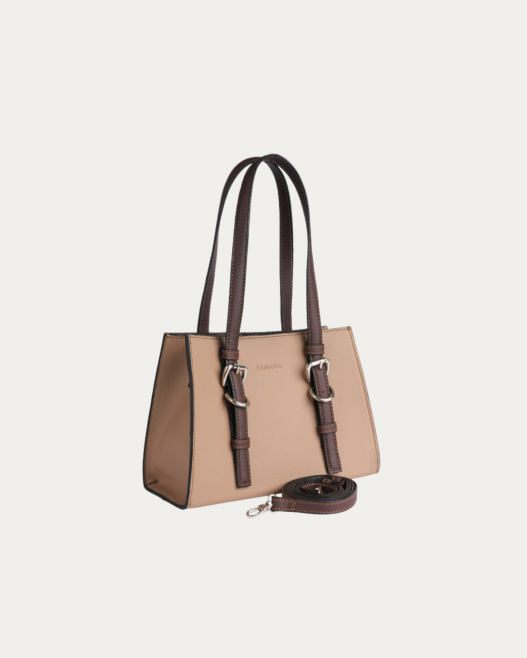 Top Handle Bag Satchel Mocha Mousse