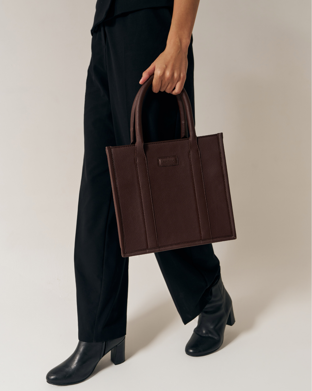 Zamana Bags Daily Mini Tote Dark Chocolate