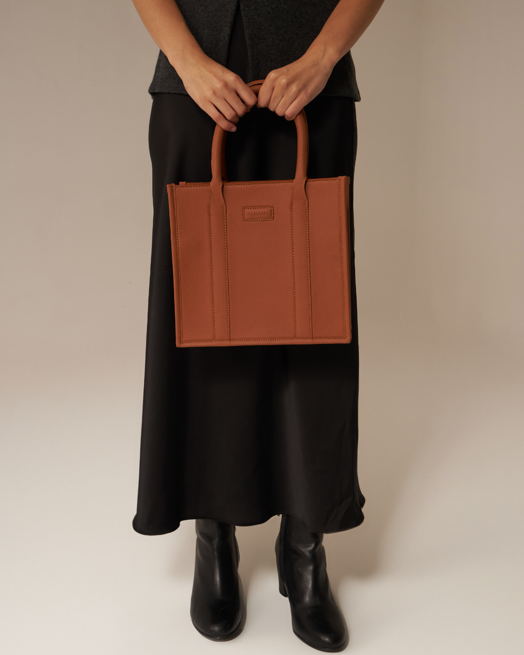 Zamana Bags Daily Mini Tote Tan