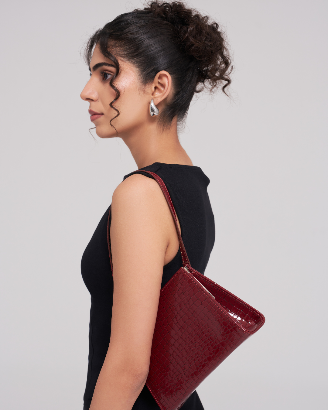 The Clutch - Red croc