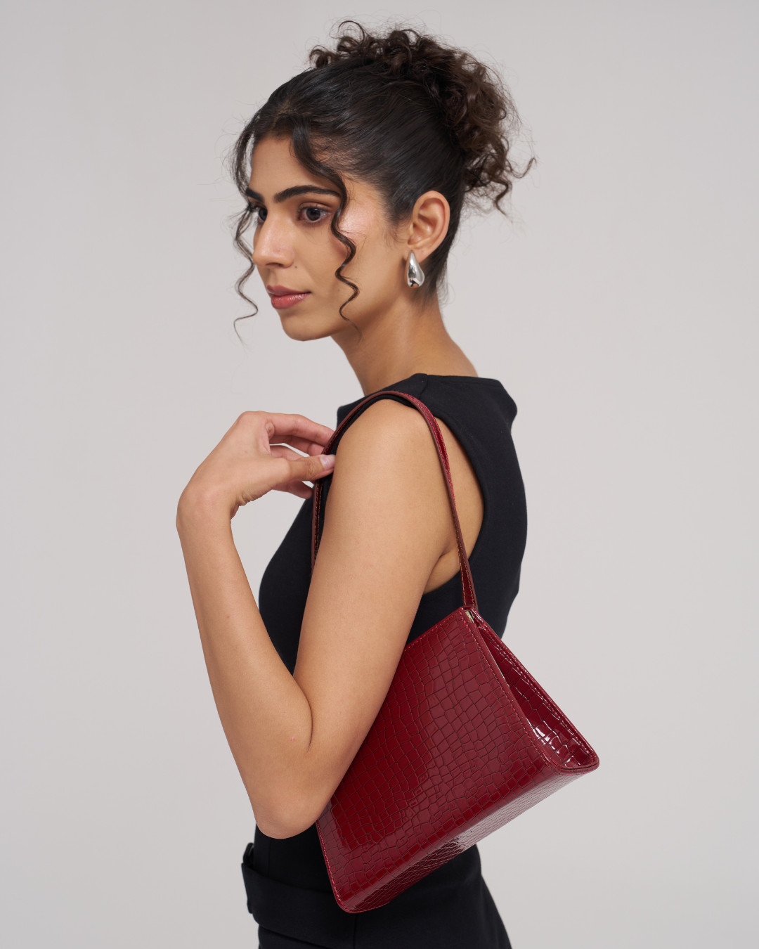 The Clutch - Red croc