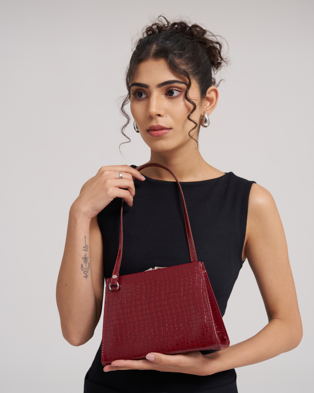 The Clutch - Red croc