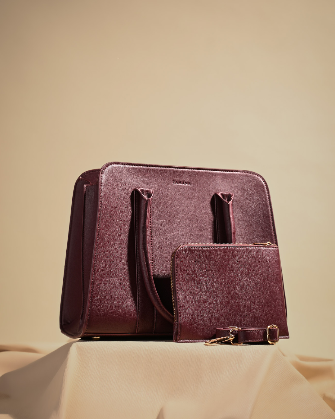 The Mimi Tote - Burgundy