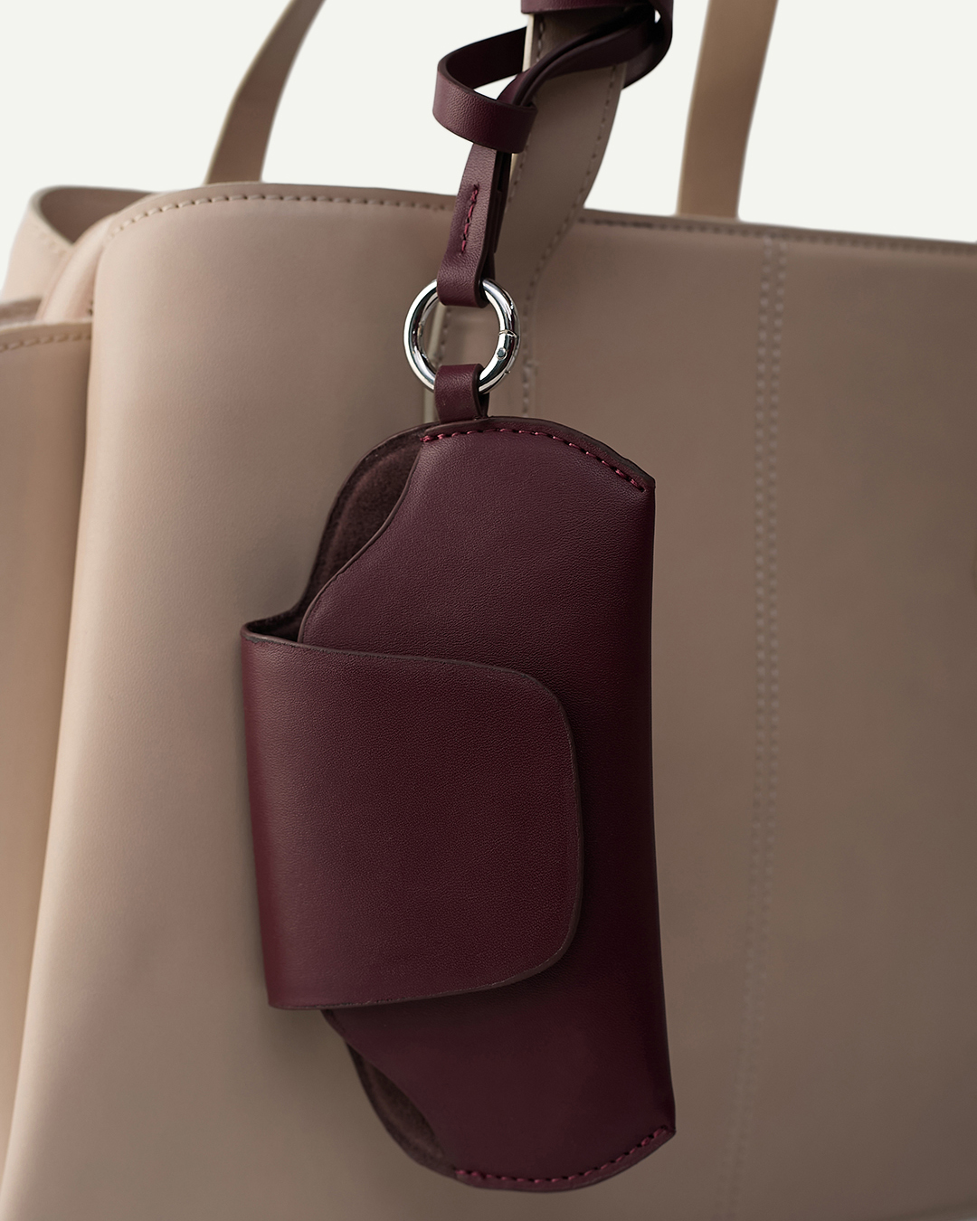 Sunglasses Holder- Burgundy