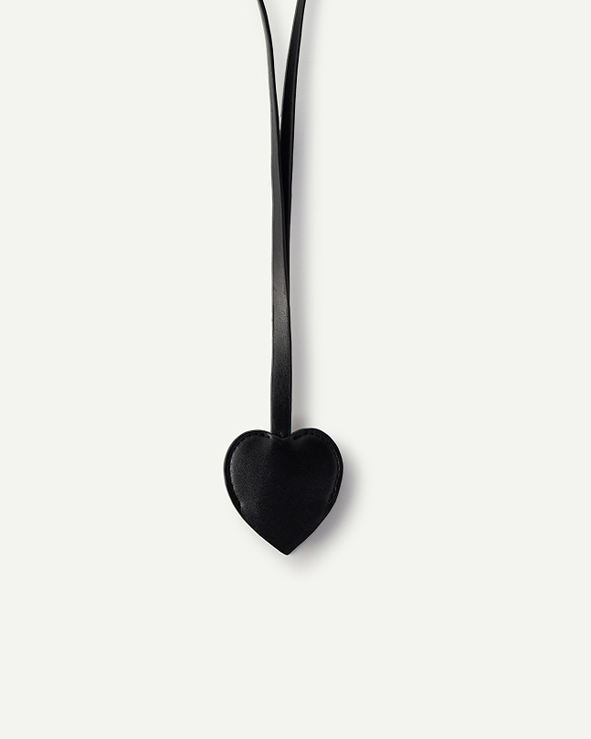 Heart Charm - Black