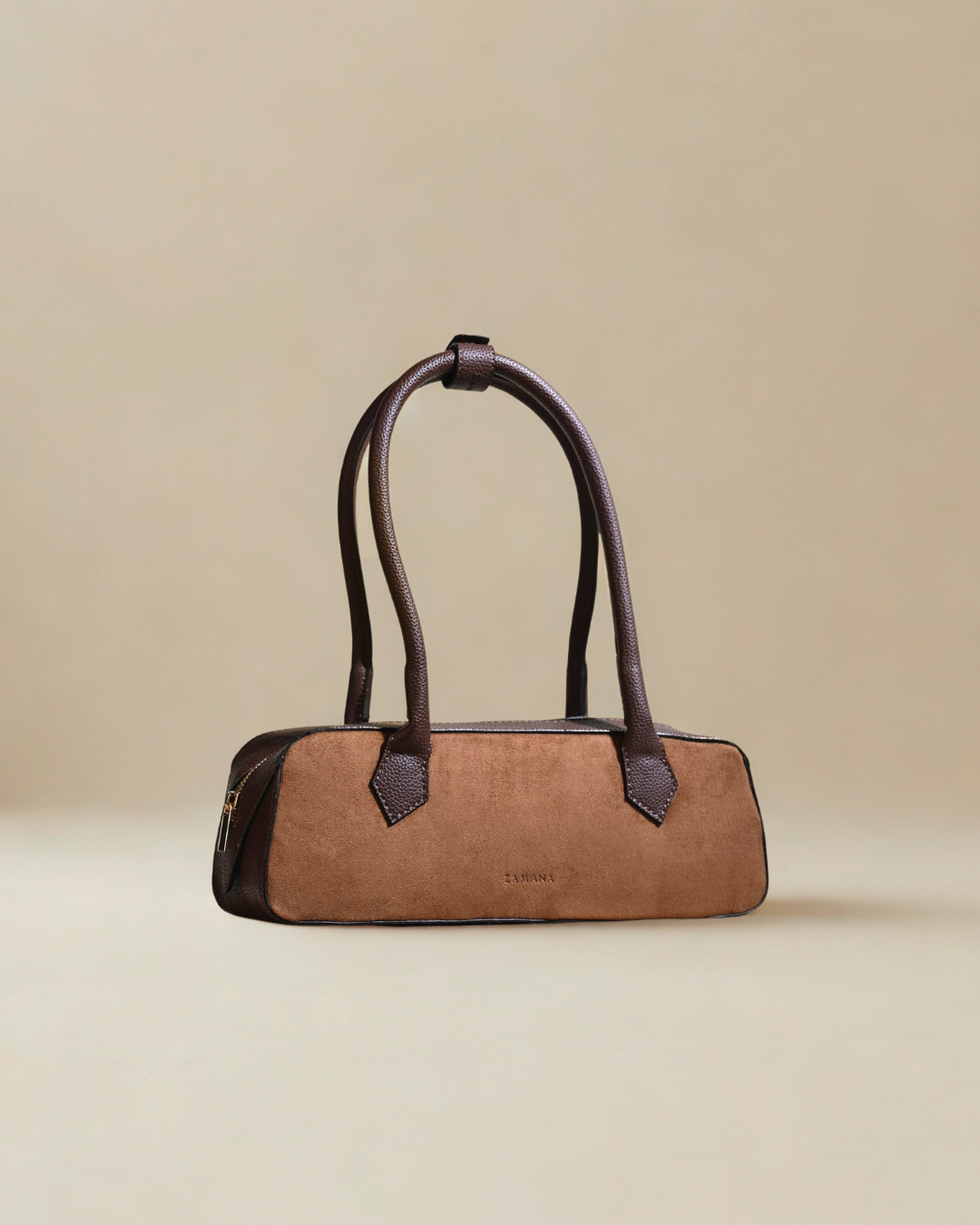 The Baguette - Suede Brown