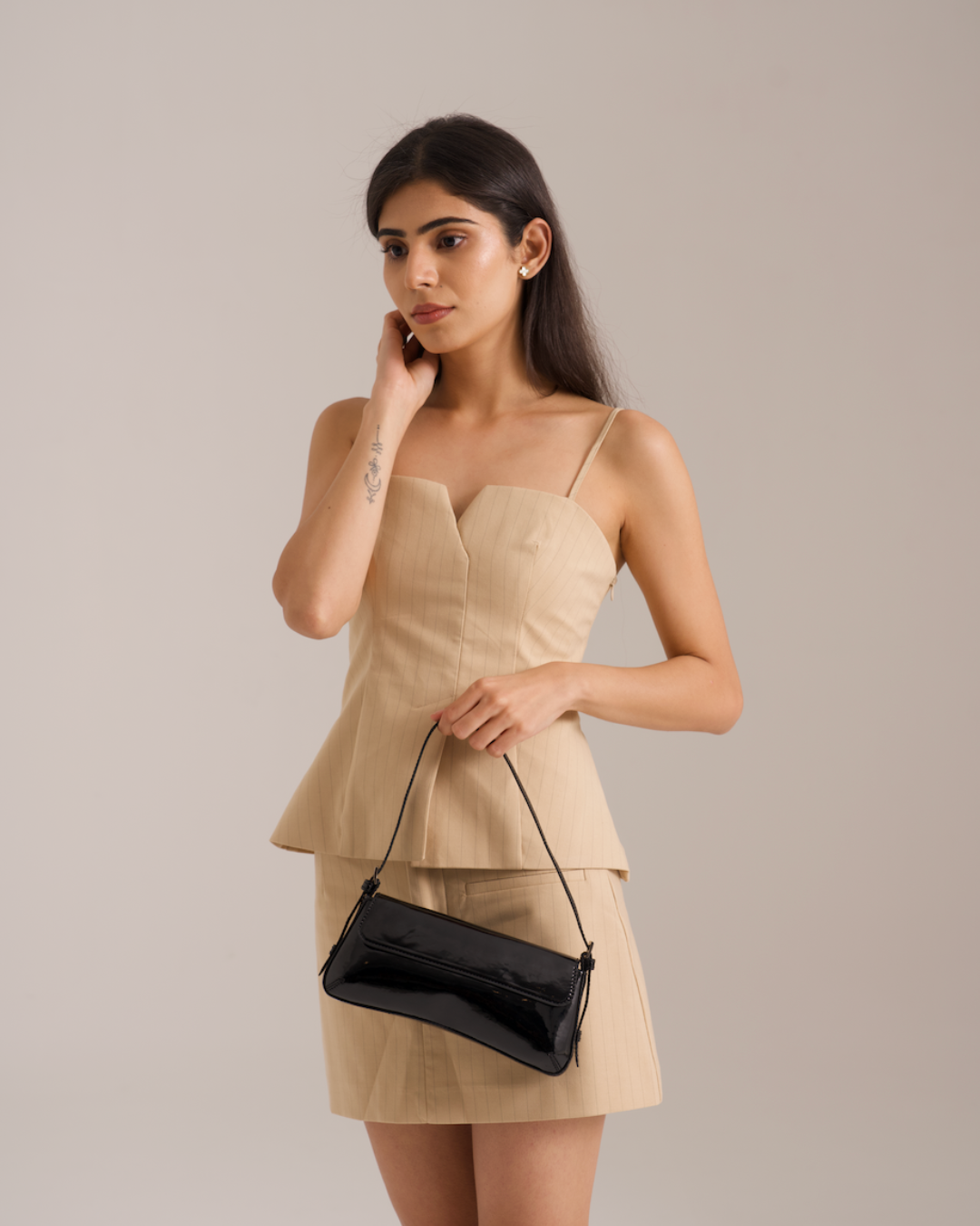 Cherry Black Color Shoulder Bag
