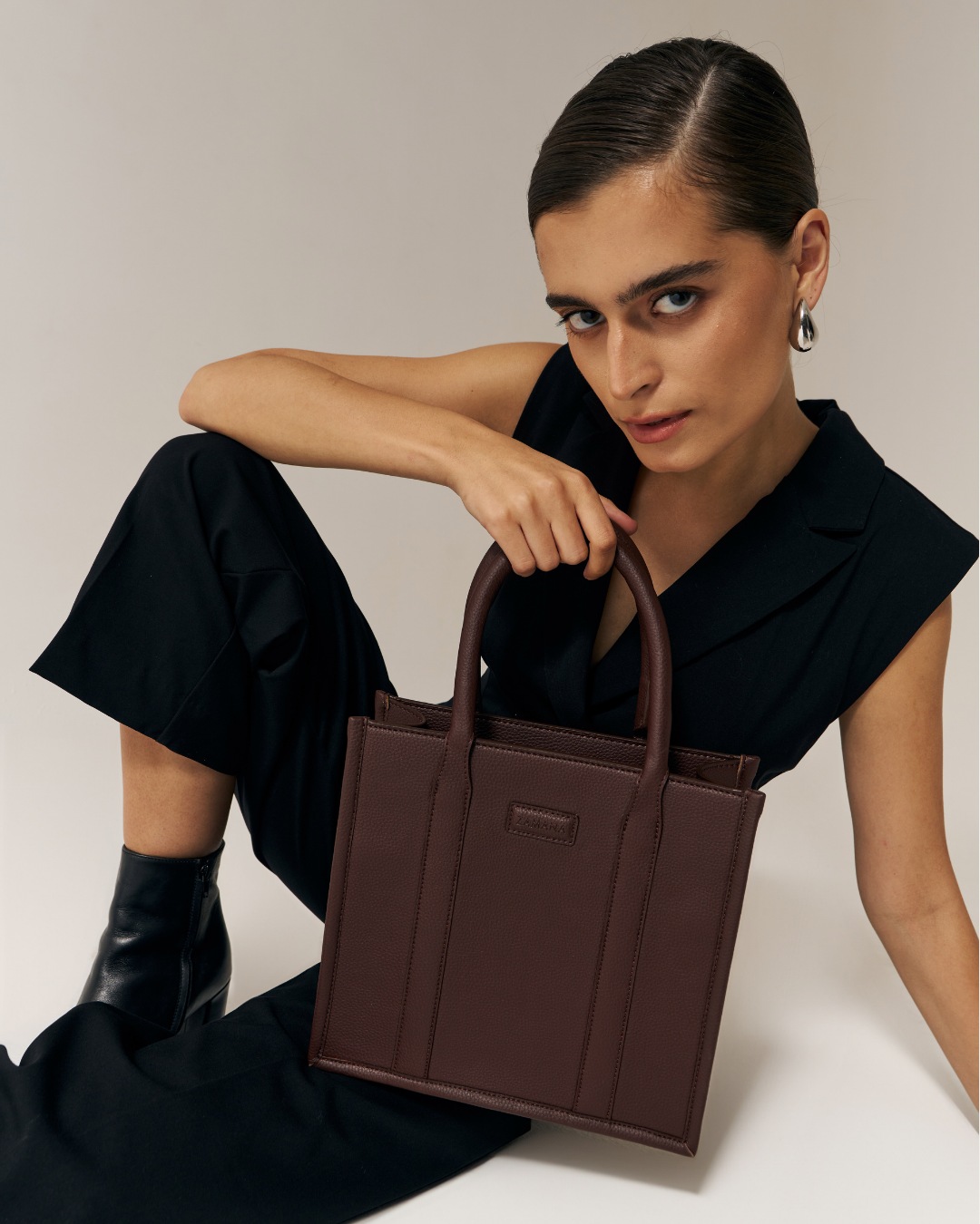 Daily Mini Tote Dark Chocolate Stylish Tote Bag