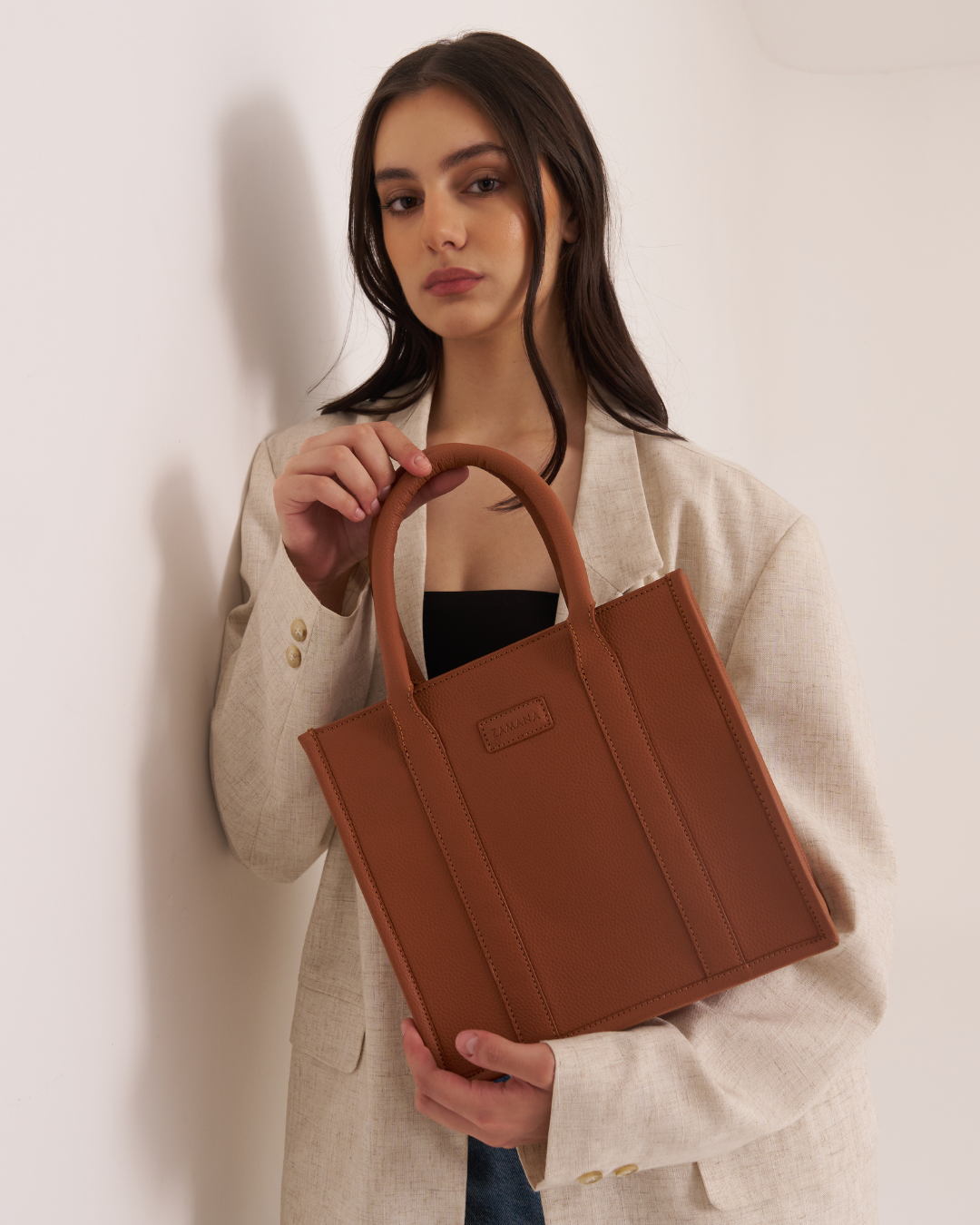 Daily Mini Tote Tan Color
