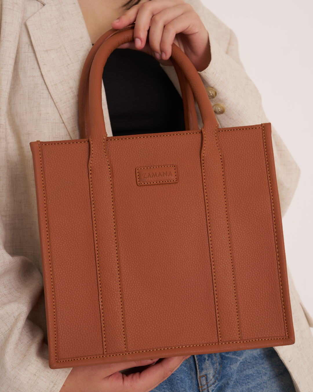 Daily Mini Tote Tan