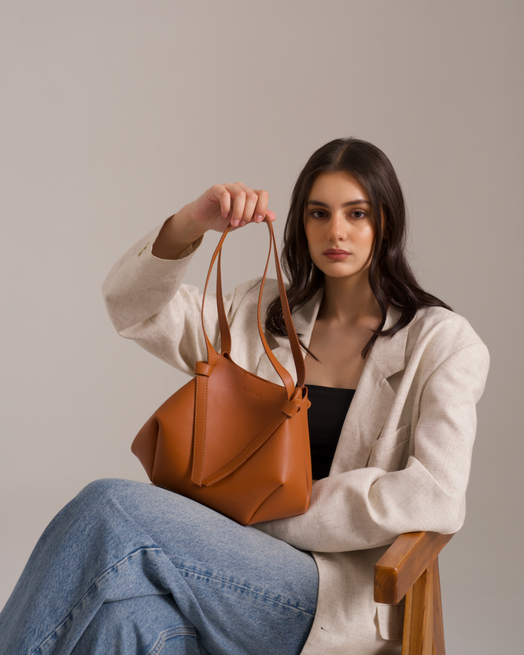 Gyoza Tan Color Bag