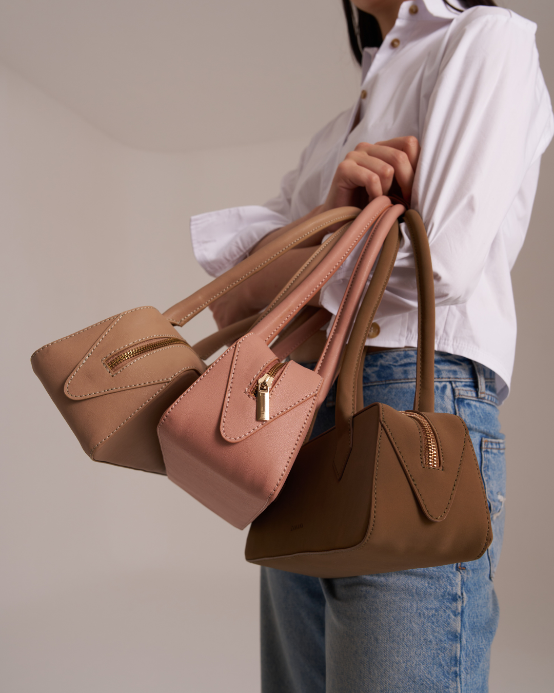 The Baguette Pink Shoulder Bag