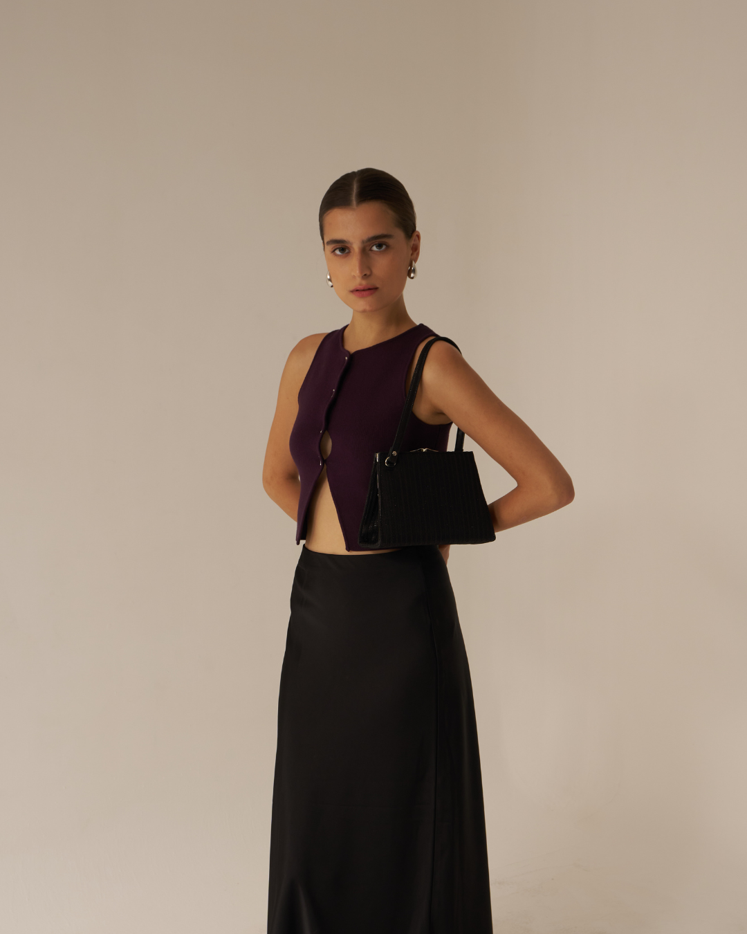 The Clutch Bag Shiny Black