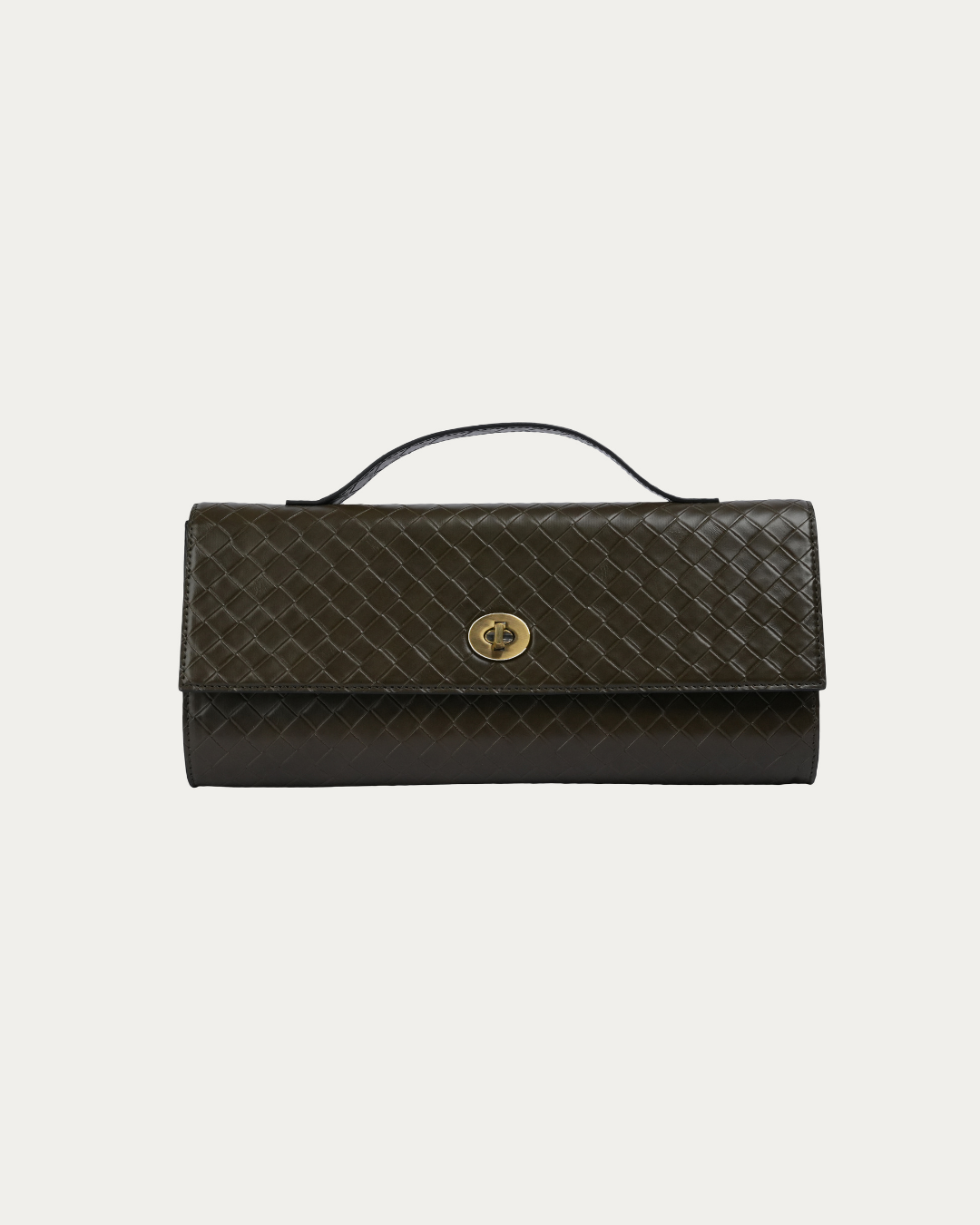 The Criss Olive Green Clutch Bag