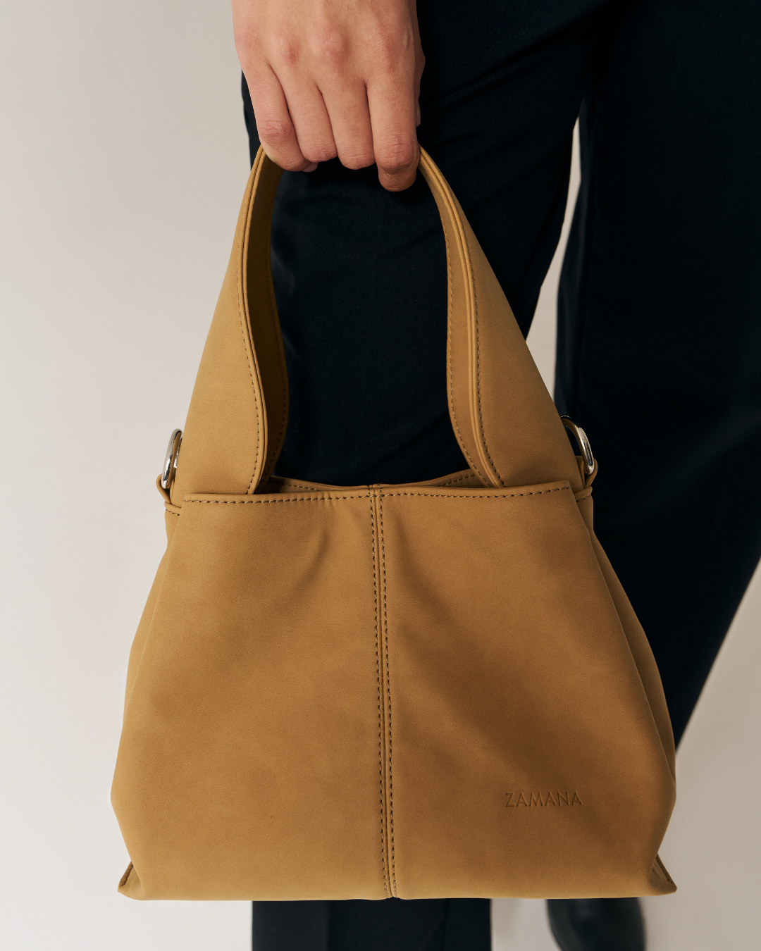 The Dumpling Camel Color Shoulder Bag
