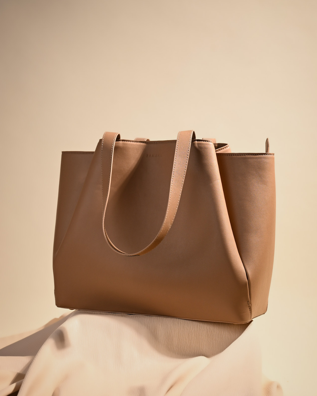 The Mashka Biscuit Color Tote Bag