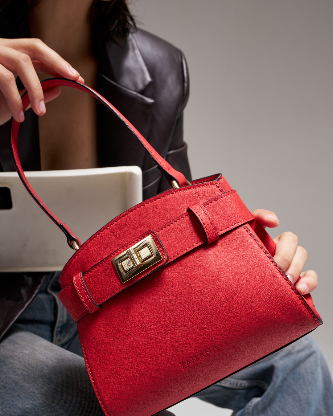 The Monroe Candy Red Bag