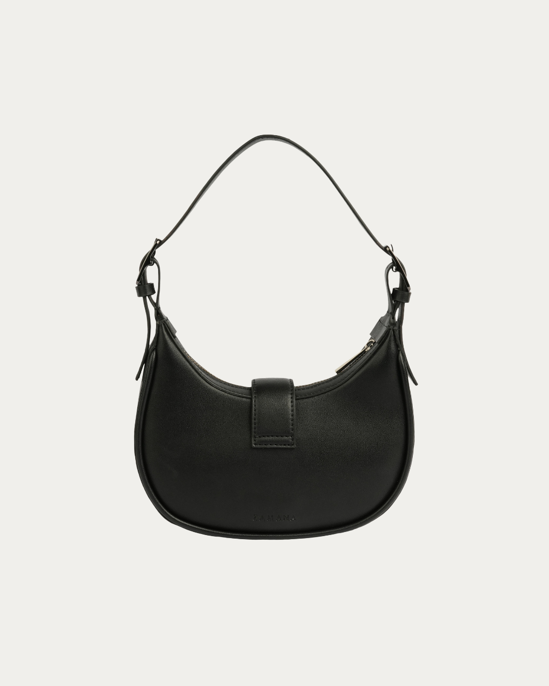The Moon Black Shoulder Bag