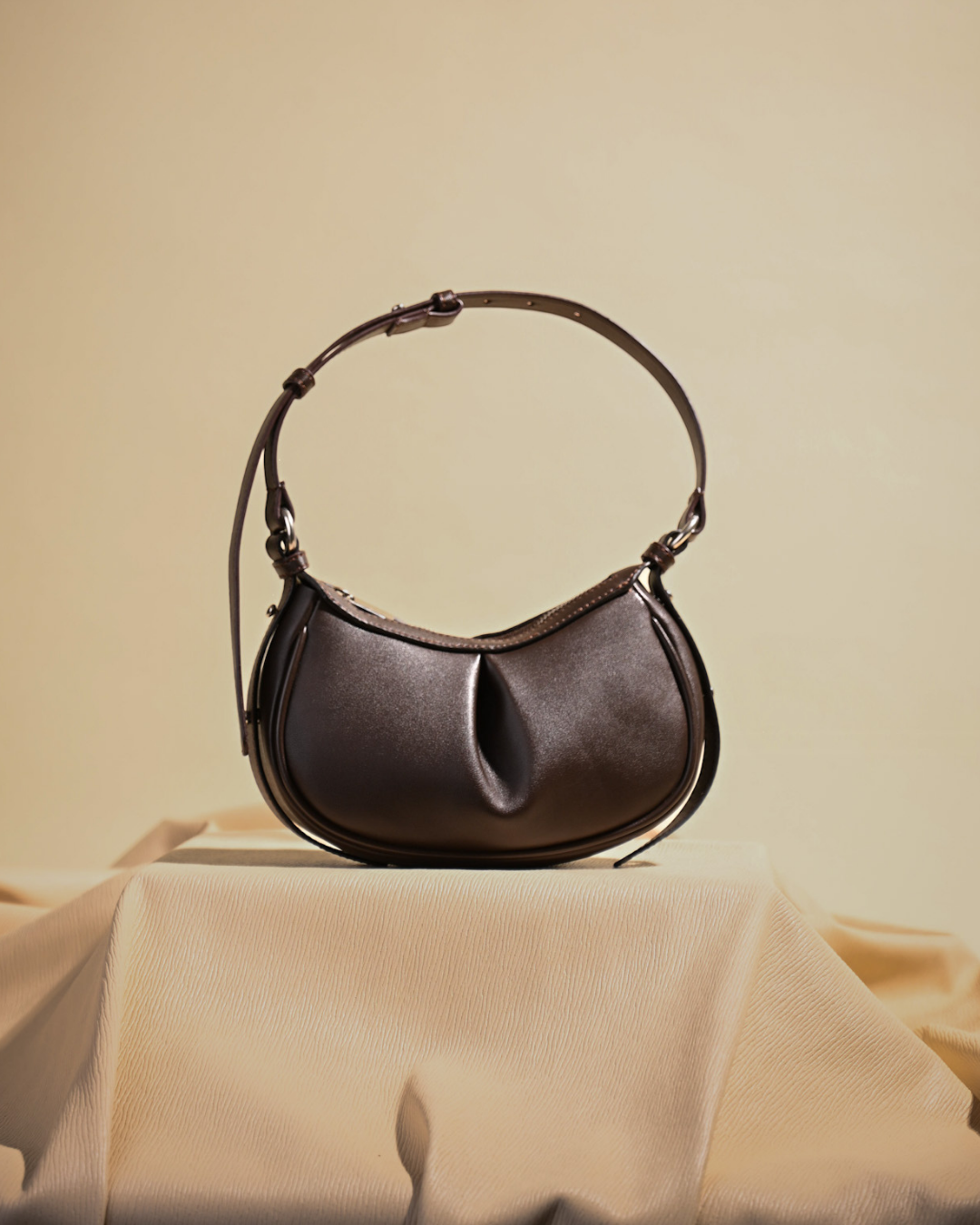 The Pleated Moon Dark Chocolate
